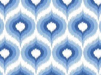 How is Ikat fabric made?